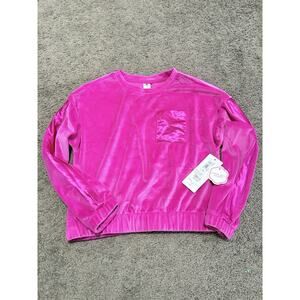 NWT Girls Velour Hot Pink Yogalicious Medium 10 ***Read*** Long Sleeve